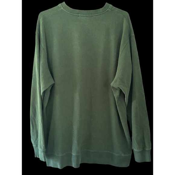 VTG Polo Golf Ralph Lauren Sweatshirt Mens XL Green Crest Golf Shield V Neck - Picture 5 of 7